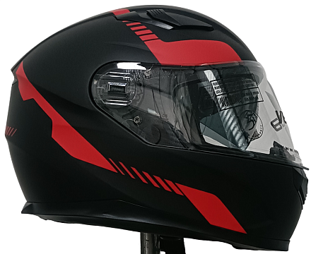 Шлем VEGA Ultra 129 черный-красный