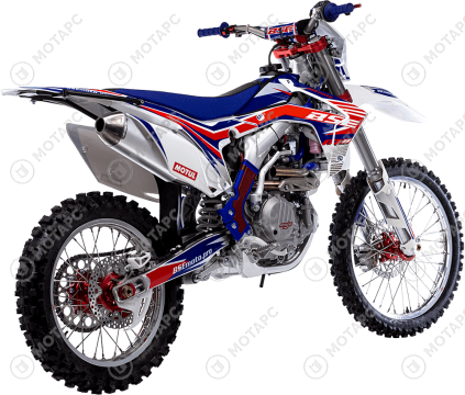 Мотоцикл BSE M8 Factory Blue White