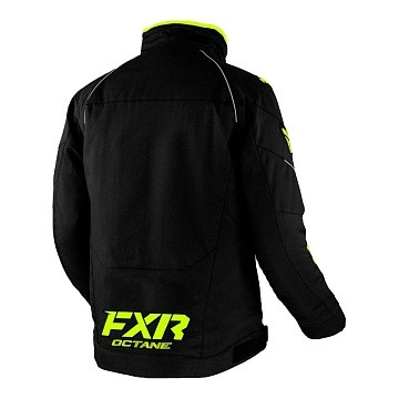 Куртка FXR Octane с утеплителем, взрослые, муж. Black/Hi-Vis [M]