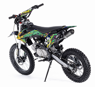 Питбайк SSSR Core 125 Semi-Auto 17/14 Blue Green Monster