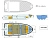 Лодка стеклопластиковая WYATBOAT Пингвин (тримаран)