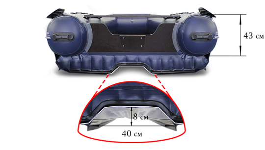Лодка ПВХ ФЛАГМАН DK 420 JET