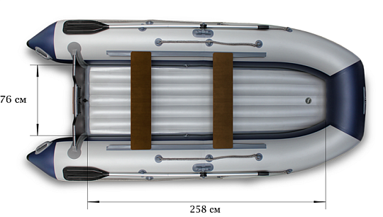 Лодка ПВХ ФЛАГМАН 360 U