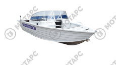 Лодка алюминиевая WYATBOAT-390 DCM Увеличенный борт