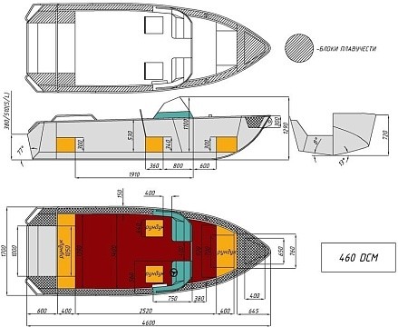 Катер алюминиевый WYATBOAT-460 DCM