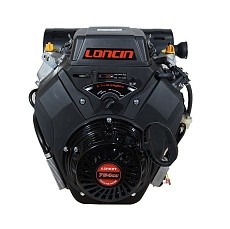 Двигатель LONCIN LC2V80FD V-обр. 2-х цилиндр. 764 см3 D-25мм 20А ручной и эл. стартер 30 л.с.