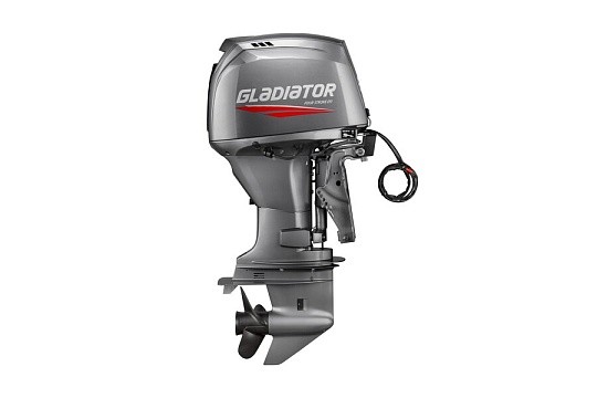 Мотор лодочный GLADIATOR GEF60FVEL-T серый