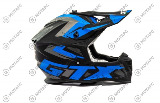 Шлем GTX 633#9 Black/Blue Grey