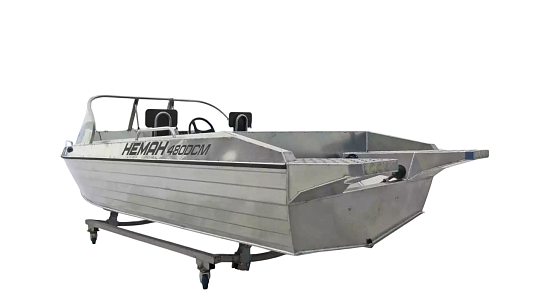 Катер алюминиевый WYATBOAT Neman-480 DCM