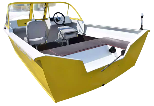 Катер алюминиевый WYATBOAT Neman-420 DCM