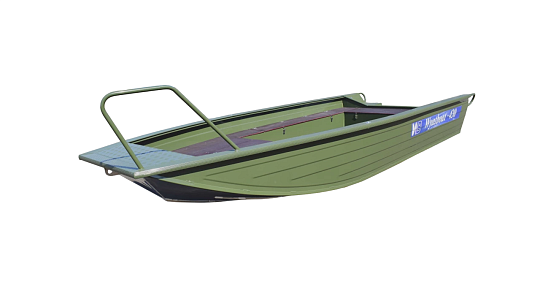 Лодка алюминиевая WYATBOAT-430 Master Fish