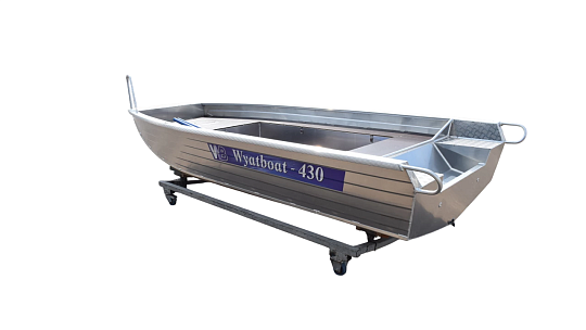 Лодка алюминиевая WYATBOAT-430 Master Fish