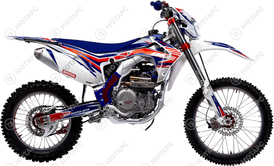 Мотоцикл BSE M8 Factory Blue White