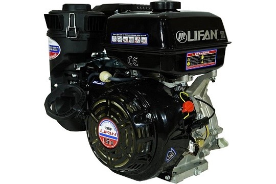 Двигатель LIFAN 190F D25, 3А, 15 л.с. фильтр зима-лето