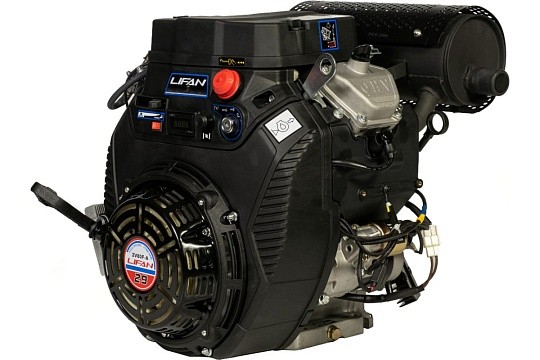 Двигатель LIFAN LF2V80F-AD 25 3А 29 л.с. датчик давл./м, м/радиатор