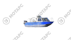 Катер алюминиевый WYATBOAT Neman-550 (каютный)