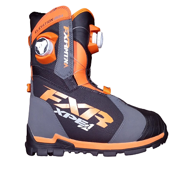 Ботинки FXR Elevation Lite BOA Focus, взрослые, унисекс Charcoal/Orange