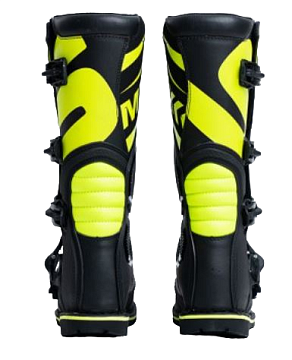 Мотоботы STAREZZI Roma Black/Fluo Yellow [M]