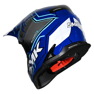 Шлем SMK ALLTERRA MAVERIX синий/белый/серый