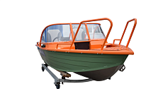 Лодка алюминиевая WYATBOAT-390 DCM