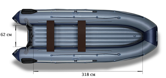 Лодка ПВХ ФЛАГМАН 420 IGLA