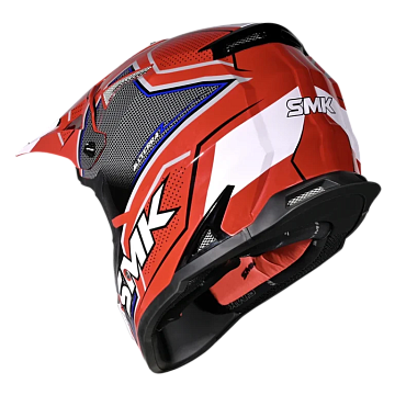 Шлем SMK ALLTERRA MAVERIX белый/красный/серый 