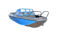 Катер алюминиевый WYATBOAT Neman-450 DC