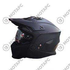 Шлем открытый RSX Samurai (711) (черный/матовый)  НДС