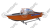Лодка алюминиевая WYATBOAT-390 DCM Увеличенный борт