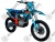 Мотоцикл GR8 F300A (4T PR300) Enduro OPTIMUM