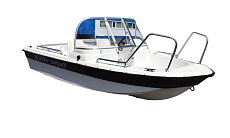 Катер пластиковый WYATBOAT-430 DC (тримаран)