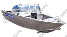 Катер алюминиевый WYATBOAT-390 DCM Увеличенный борт