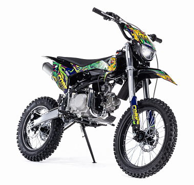Питбайк SSSR Core 125 Semi-Auto 17/14 Blue Green Monster