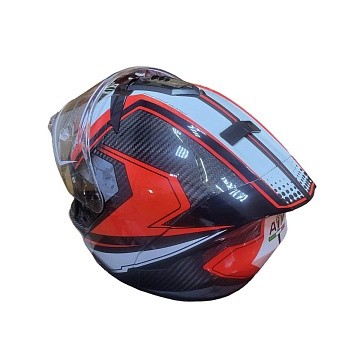 Шлем AIM RH360 Carbon Battle Red