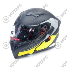 Шлем ATAKI JK902 Spot желтый/серый/черный матовый