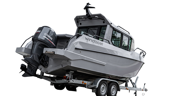 Лодка алюминиевая WINDBOAT 7.0 Cabin