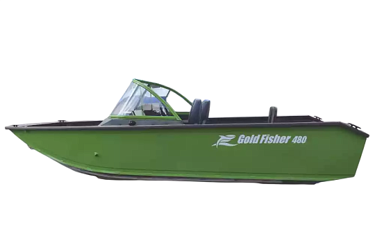Катер алюминиевый WYATBOAT Gold Fisher 480 DCM FISH