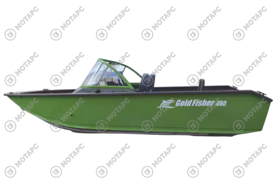 Катер алюминиевый WYATBOAT Gold Fisher 480 DCM FISH