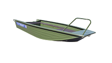 Лодка алюминиевая WYATBOAT-430 Master Fish