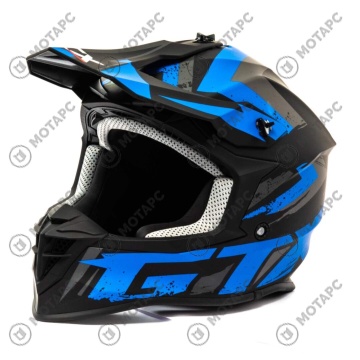 Шлем GTX 633#9 Black/Blue Grey