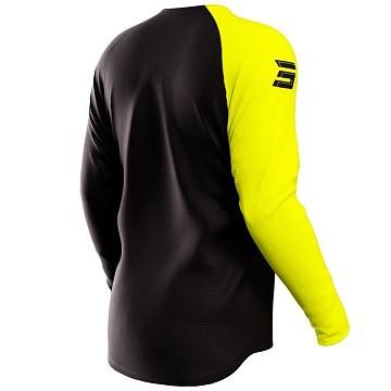 Мотоджерси SHOT Draw Squad Черный/Hi-Vis Желтый