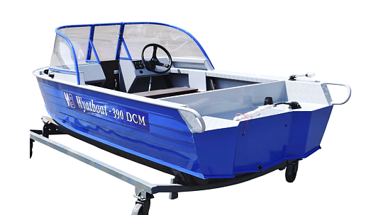 Лодка алюминиевая WYATBOAT-390 DCM