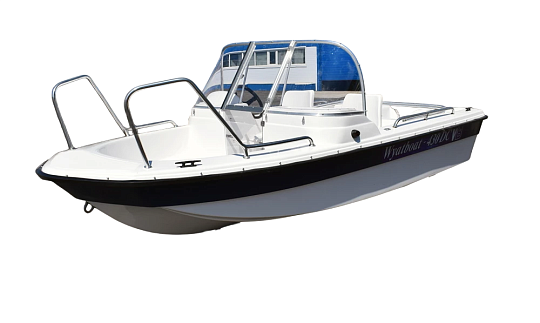Катер пластиковый WYATBOAT-430 DC (тримаран)