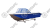 Катер алюминиевый WYATBOAT Neman-500 DC NEW