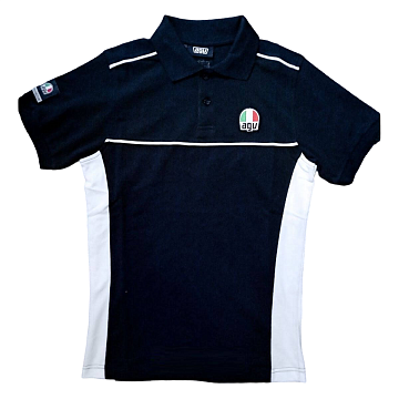 Футболка POLO AGV MAN 2011 BLACK 010