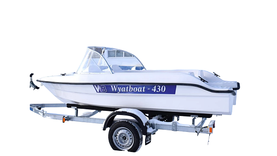 Катер пластиковый WYATBOAT-430 M (килевая)