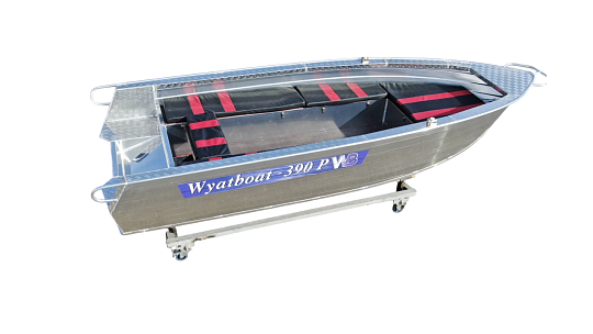 Лодка алюминиевая WYATBOAT-390 РМ Увеличенный борт