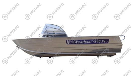 Лодка алюминиевая WYATBOAT-390 Pro Увеличенный борт