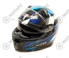 Шлем HIZER J5320 #1 black/blue