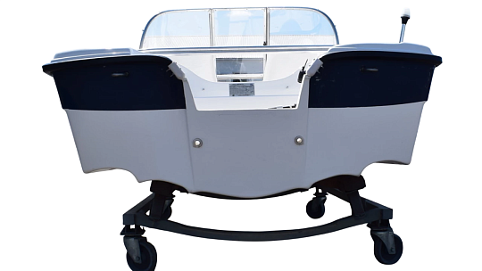 Катер пластиковый WYATBOAT-430 DC (тримаран)